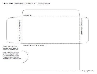 Free Printable Money Envelopes Printable Money Envelope Templates