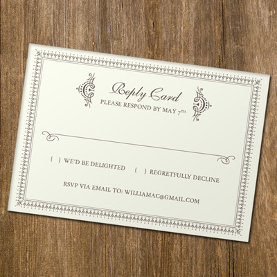 Free Printable Rsvp Cards Rsvp Card Template with Retro Typography – Download &amp; Print