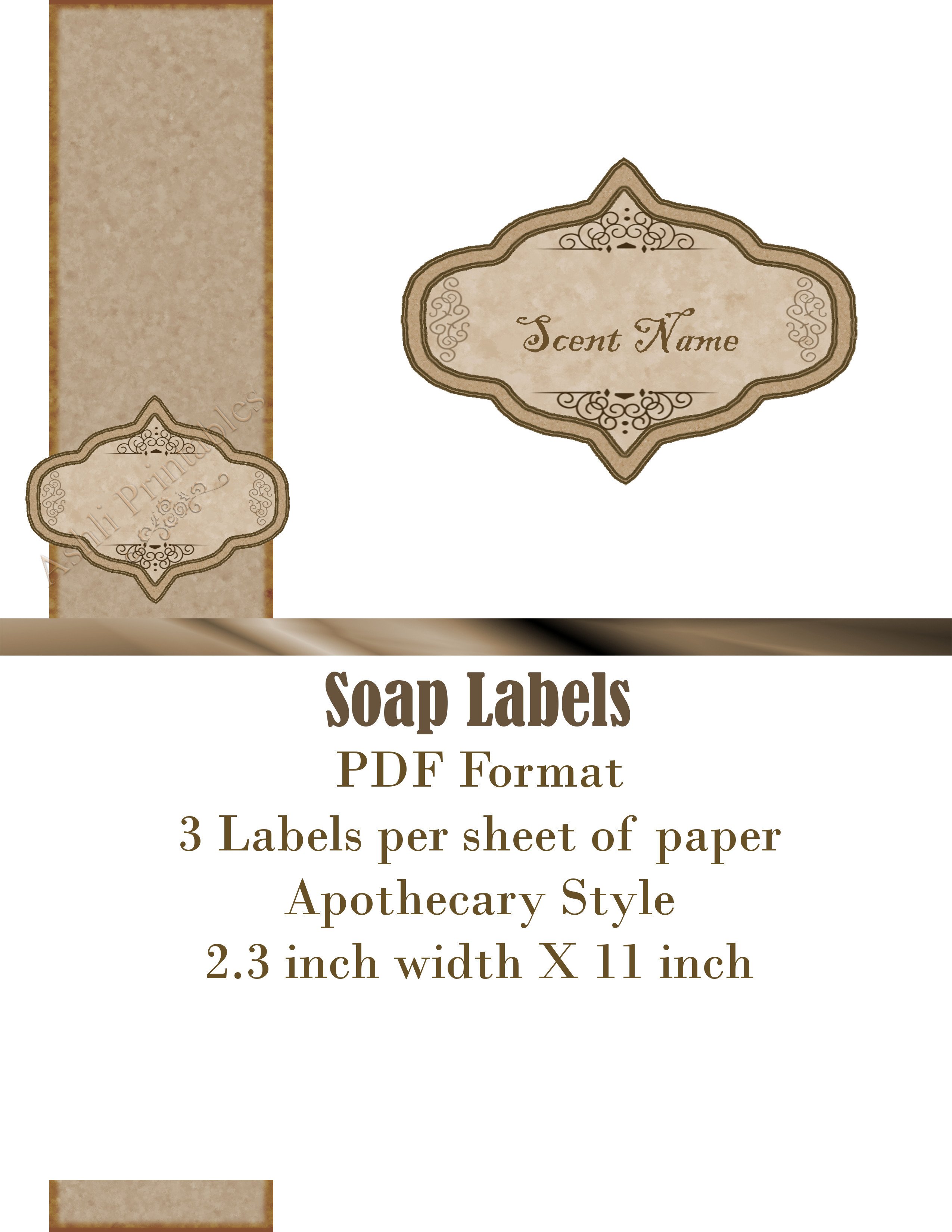 Free Printable soap Label Templates Printable Labels ashlisoapblog