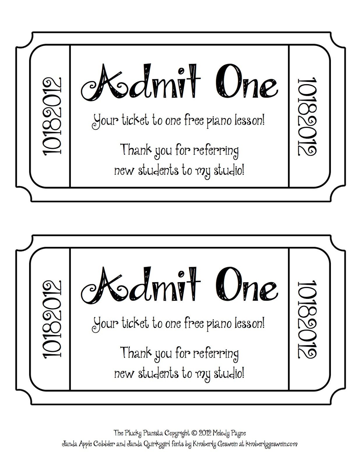 Free Printable Ticket Templates Free Ticket Template Download Free Clip Art Free Clip