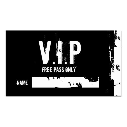 Free Printable Vip Pass Template Vip Pass Template