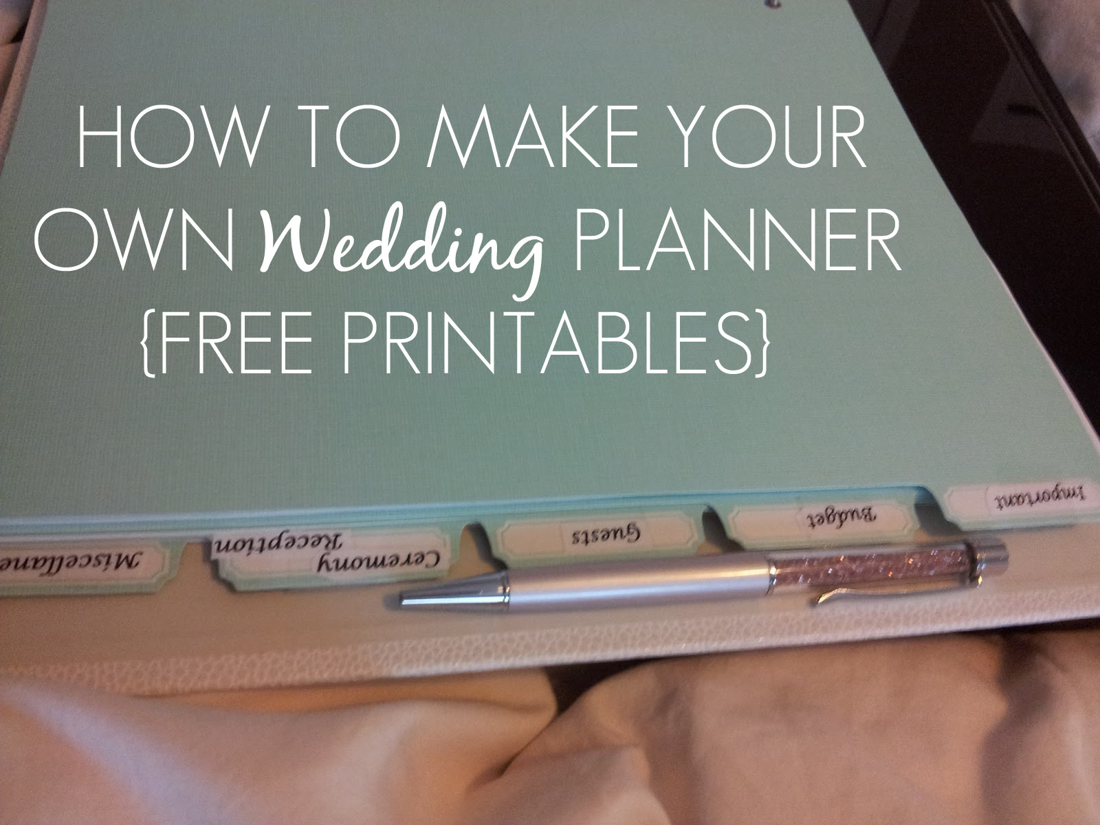 Free Printable Wedding Binder Templates Sleepless In Diy Bride Country How to Make Your Own