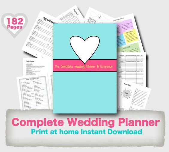 Free Printable Wedding Binder Templates Wedding Planner Binder Printable Evergreen Wedding Planner