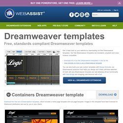 Free Professional Dreamweaver Templates Dreamweaver Business Resources