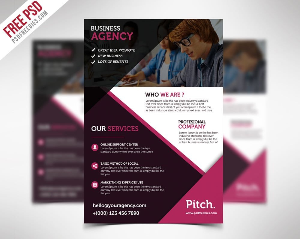 Free Psd Business Flyer Templates Free Flyer Templates Psd From 2016 Css Author