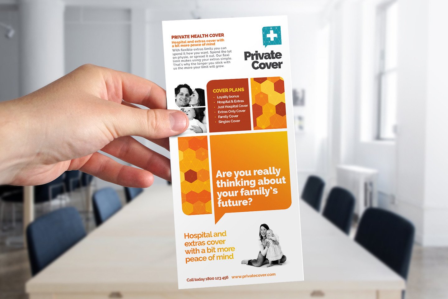 Free Rack Card Mockup Free Dl Rack Card Template Mockup Psd for Shop