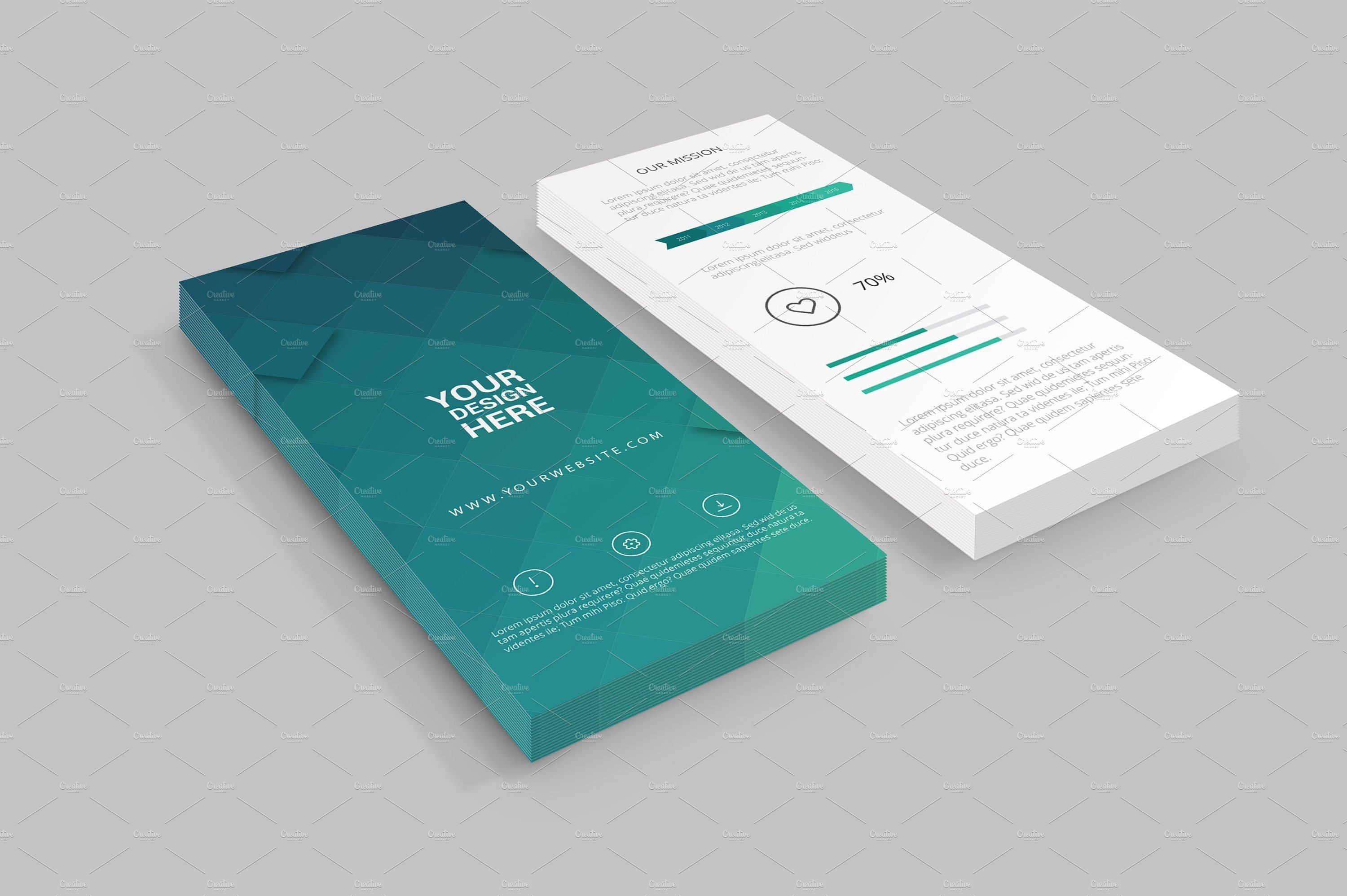 Free Rack Card Mockup Rack Card and Brochure Mockup 12 Product Mockups On