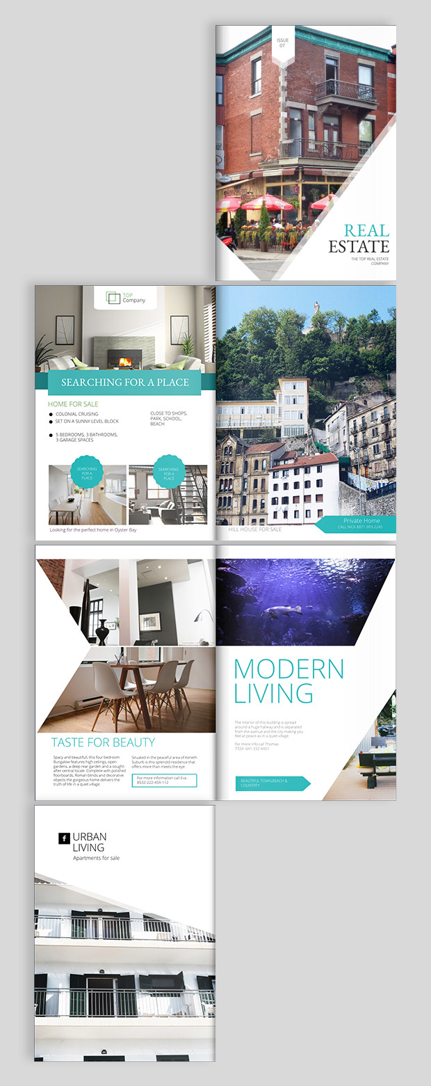 Free Real Estate Brochure Templates Real Estate Brochure Design Templates and Ideas