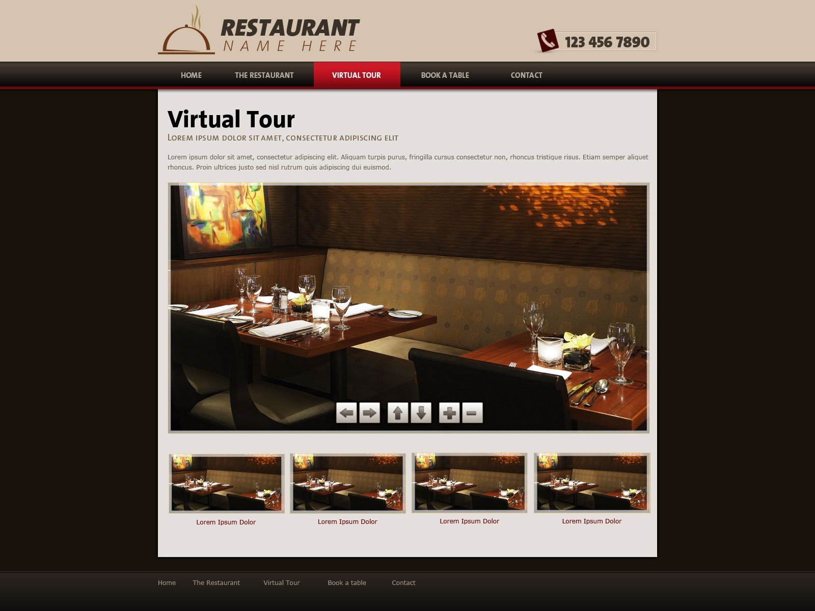 Free Restaurant Website Templates Restaurant Website Template