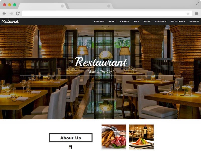 Free Restaurant Website Templates Technext