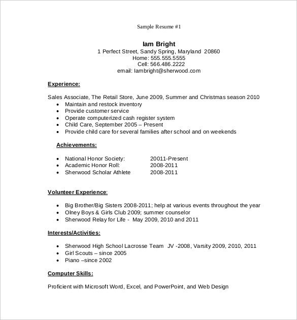 Free Resume Template Pdf 37 Resume Template Word Excel Pdf Psd
