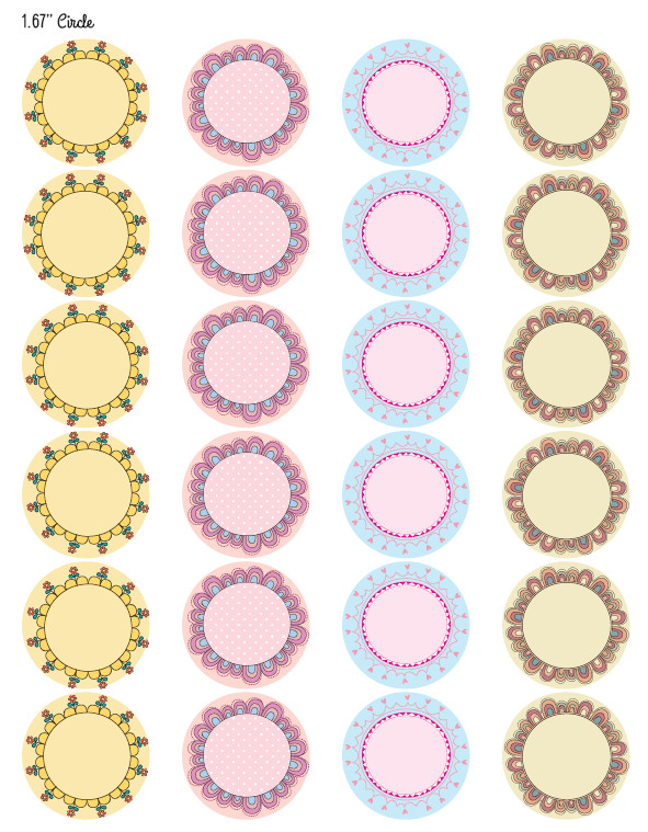 Free Round Label Templates Free Stationery and Multi Purpose Labels