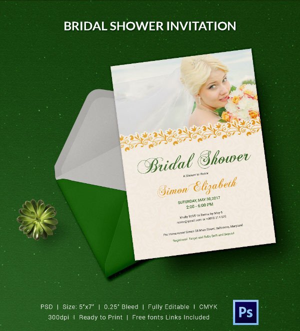 Free Shower Invitation Template 25 Bridal Shower Invitations Templates