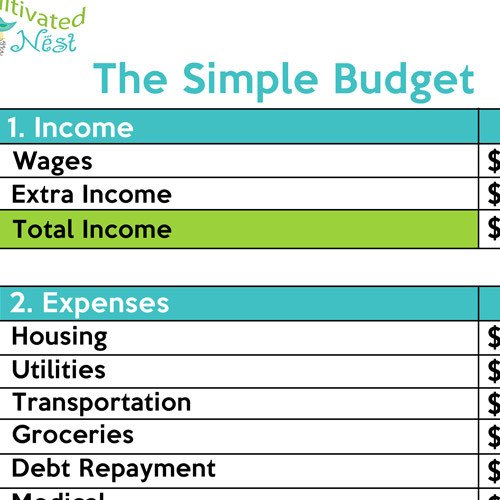 Free Simple Budget Template How to Make A Simple Bud