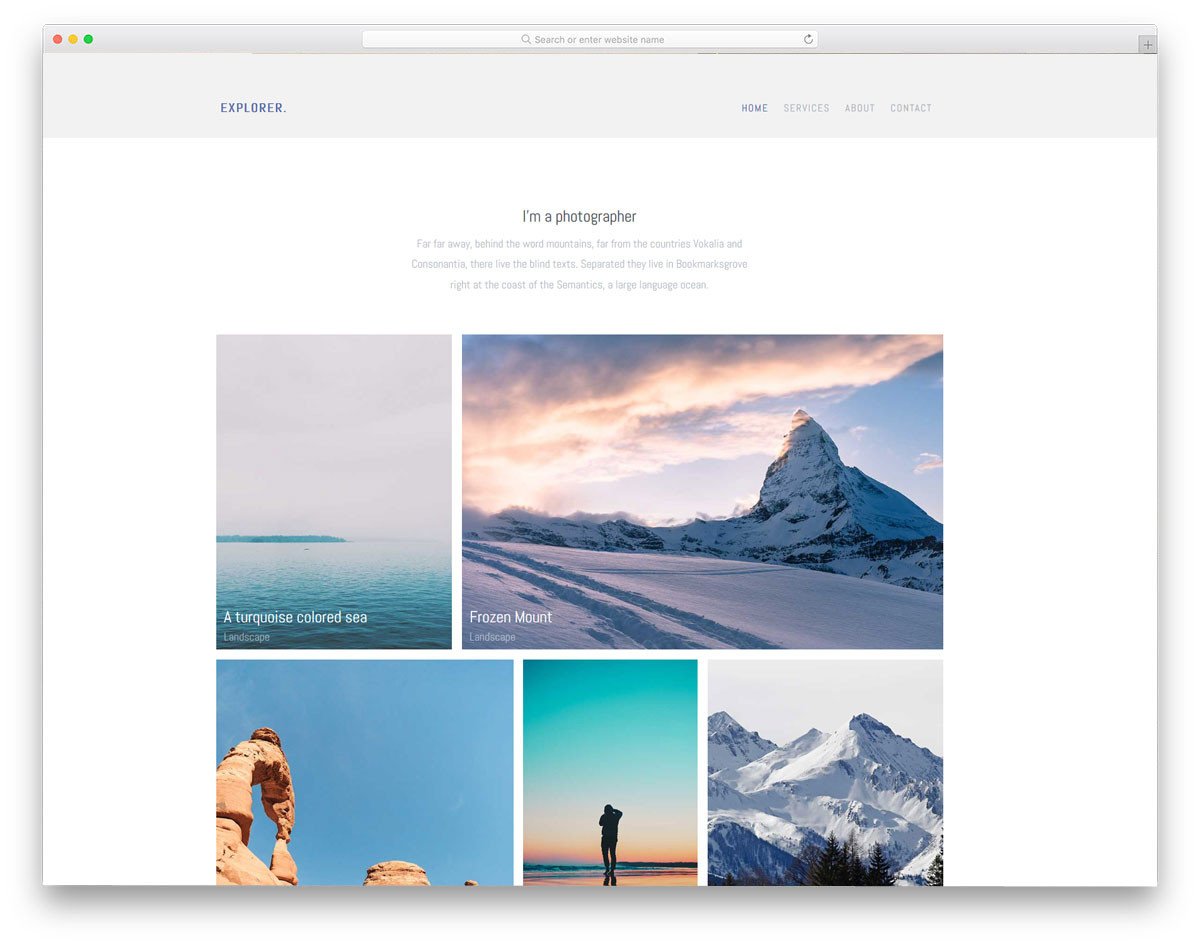Free Simple Website Templates 25 Best Free Simple Website Templates for All Famous
