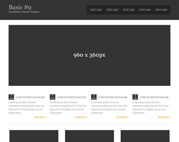 Free Simple Website Templates Basic 89 Free HTML5 Template HTML5 Templates