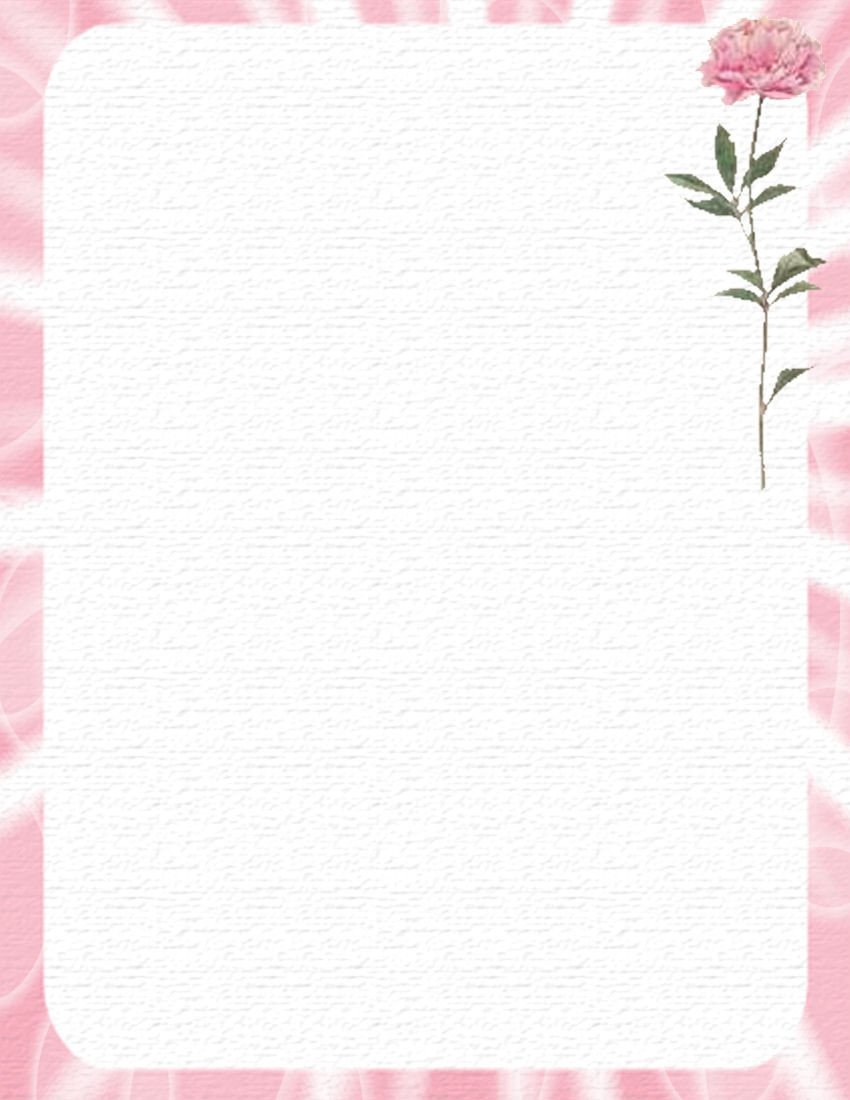 Free Stationery Paper Templates Stationary for Adults On Pinterest