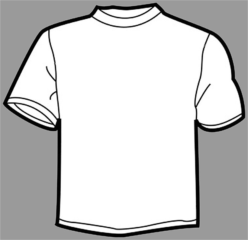 Free T Shirt Template Free T Shirt Outline Template Download Free Clip Art