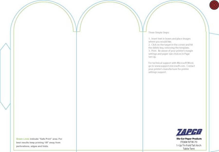 Free Table Tent Template 16 Printable Table Tent Templates and Cards Template Lab