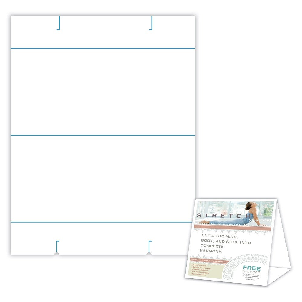 Free Table Tent Template Free Table Tent Template