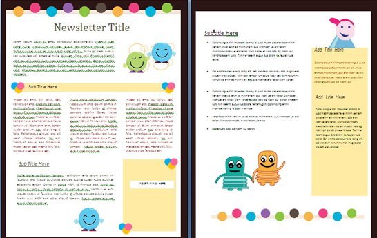 Free Teacher Newsletter Templates 15 Free Microsoft Word Newsletter Templates for Teachers