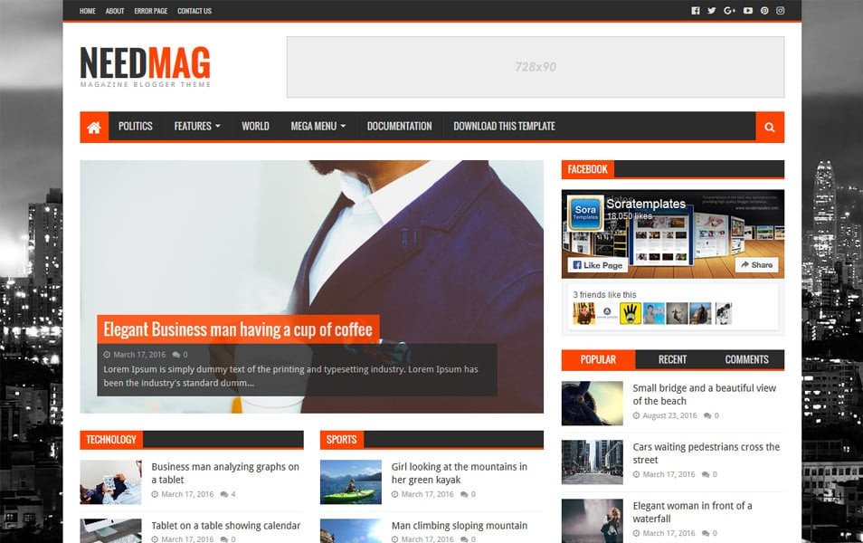 Free Templates for Blogger 300 Best Free Responsive Blogger Templates 2018 Css Author