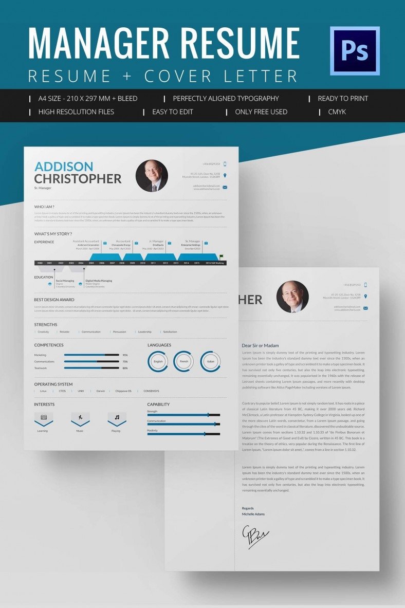 Free Templates for Microsoft Word Project Manager Resume Template 10 Free Word Excel
