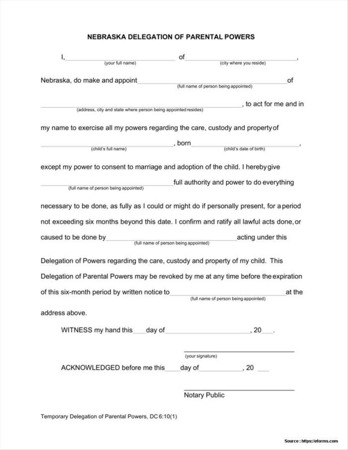 Free Temporary Guardianship form California forms for Temporary Custody In Oklahoma form Resume