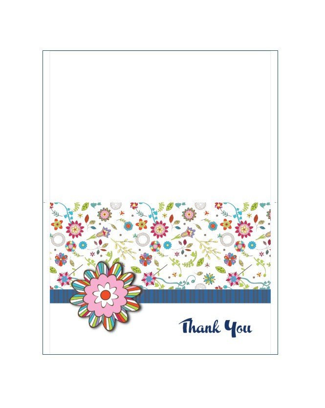 Free Thank You Card Template 30 Free Printable Thank You Card Templates Wedding