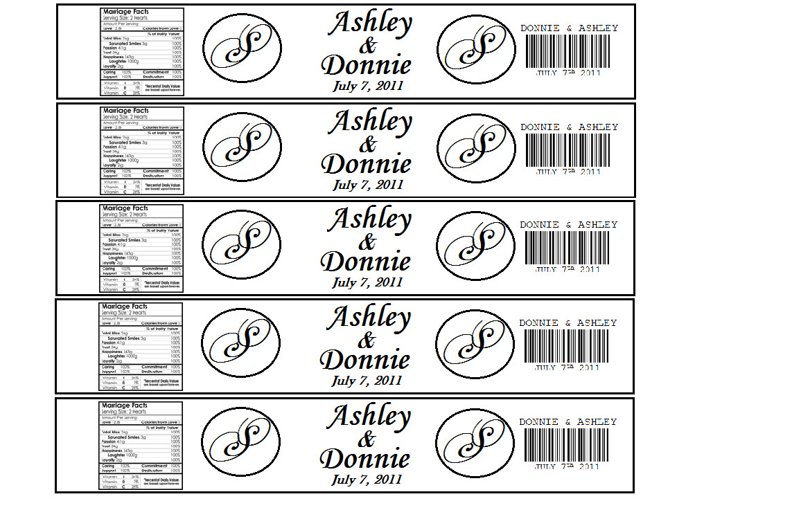 Free Water Bottle Label Template Free Water Bottle Label Template