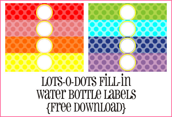Free Water Bottle Label Template the Crew Introducing Yra Rivera Piggy Bank Parties