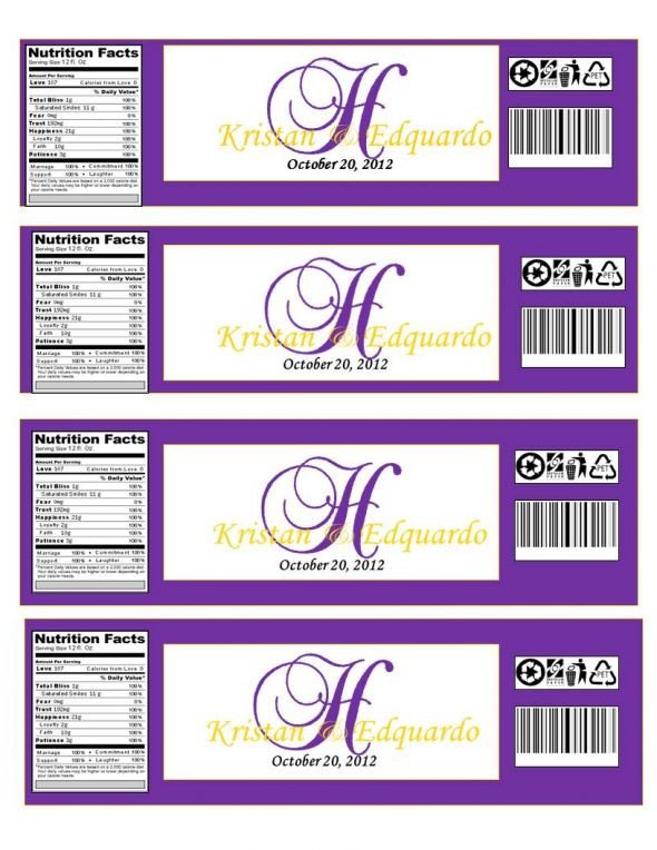 Free Water Bottle Label Template Water Bottle Labels Template
