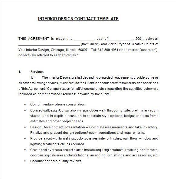 Freelance Graphic Design Contract Template Freelance Graphic Design Contract Template Pdf