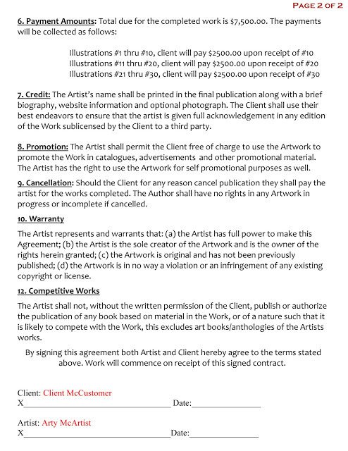 Freelance Makeup Artist Contract Template 15 Of Freelance Artist Contract Template
