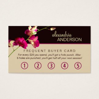 Frequent Buyer Card Template Frequent Buyer Business Cards &amp; Templates