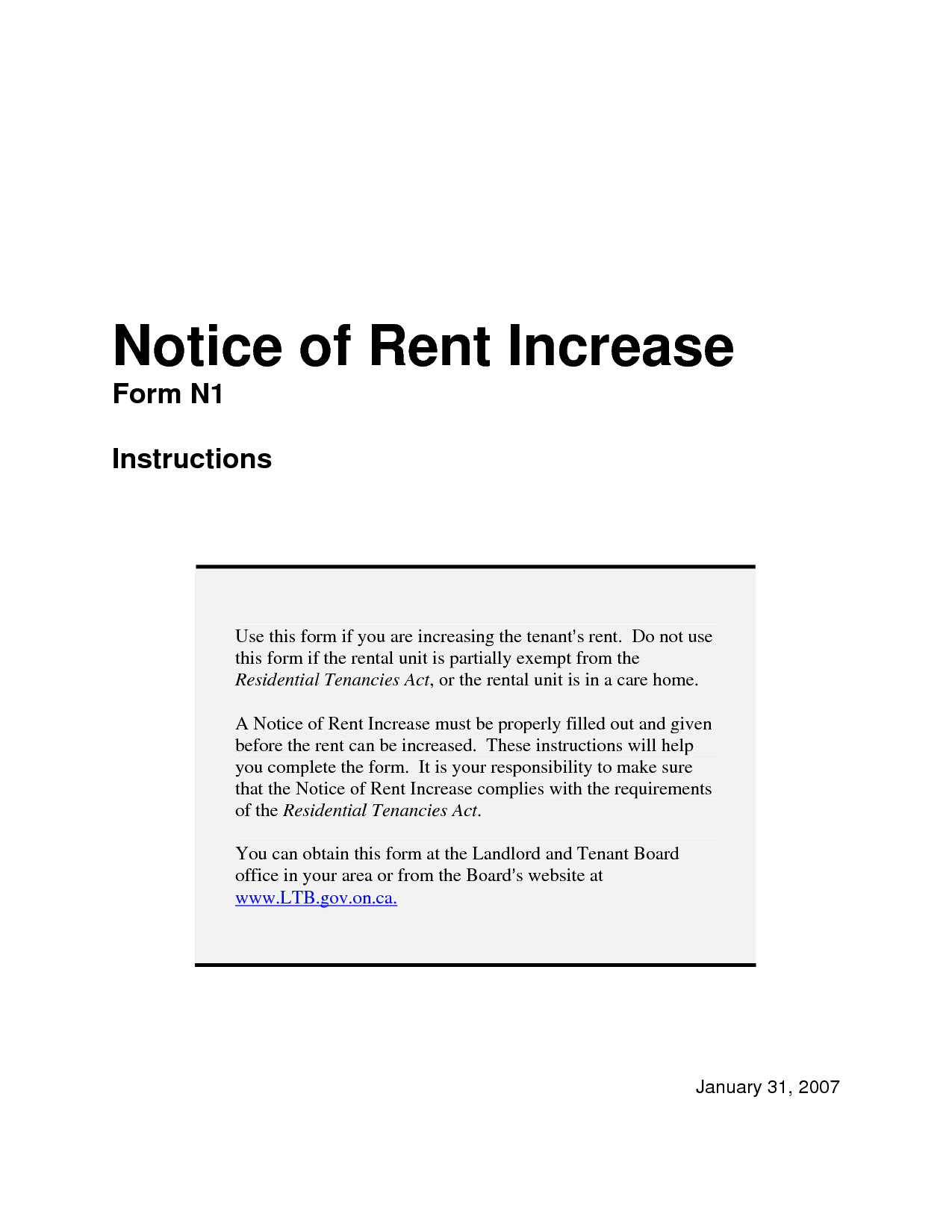 Friendly Rent Increase Letter Notice Of Rent Increase Sample Google Search