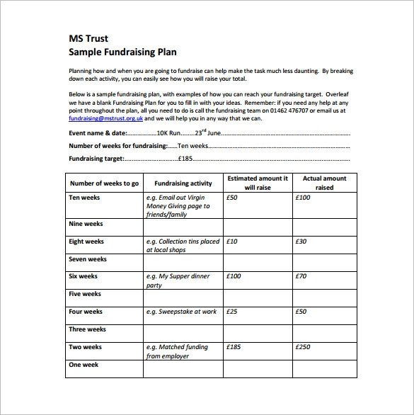 Fundraising Plan Template Word Fundraising Plan Template 11 Free Word Pdf Documents Fundraising Plan Template Word Fundraising Plan Template 11 Free Word Pdf Documents