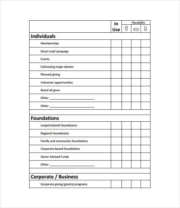 Fundraising Plan Template Word Sample Fundraising Plan 11 Documents In Word Pdf