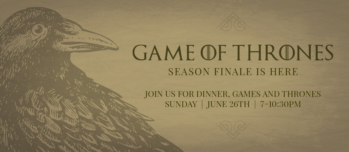 Game Of Thrones Menu Template Free Printables for Your Game Of Thrones Watch Party
