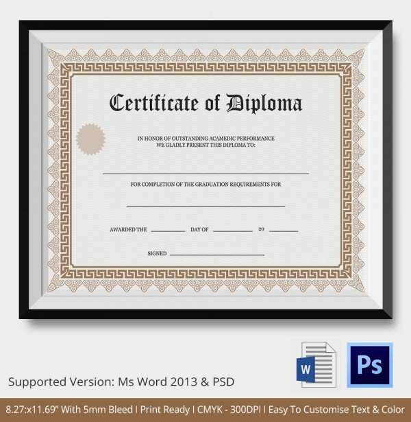 Ged Certificate Template Download Ged Certificate Template Download