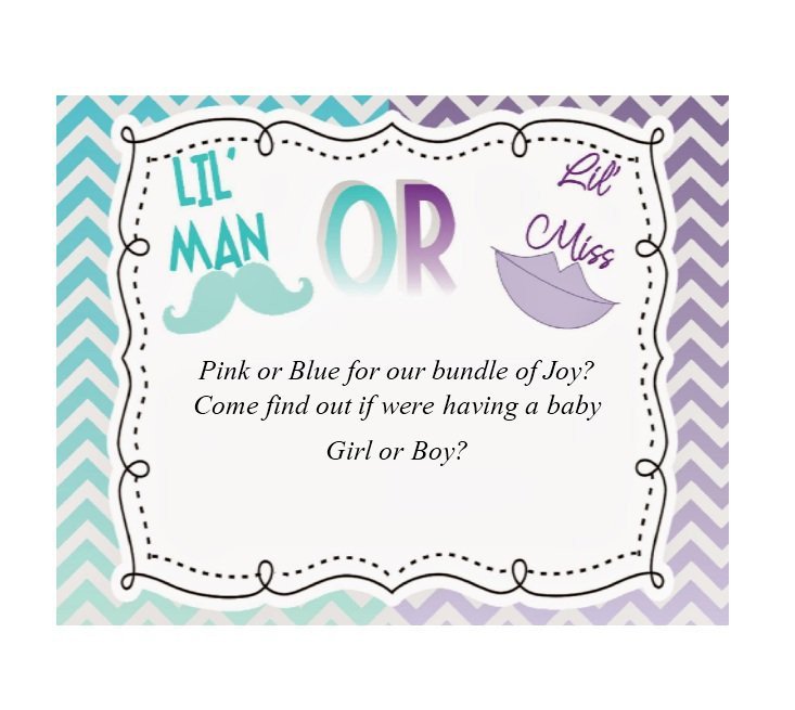 Gender Reveal Invitation Template 17 Free Gender Reveal Invitation Templates Template Lab