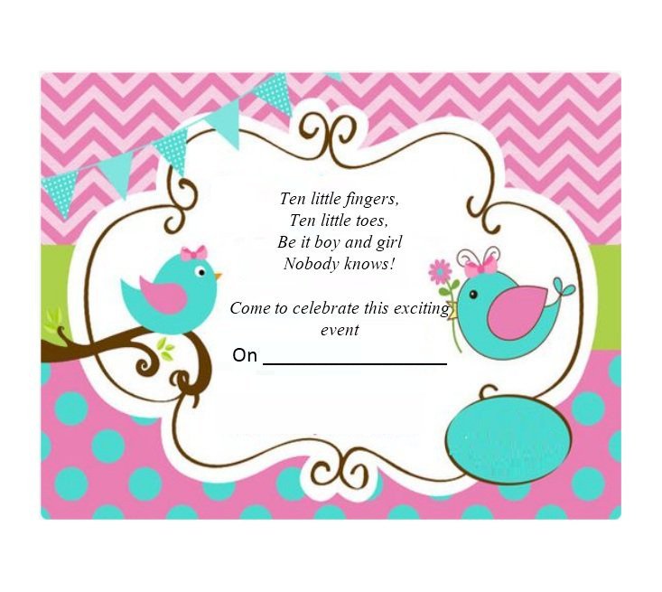Gender Reveal Invitation Template 17 Free Gender Reveal Invitation Templates Template Lab