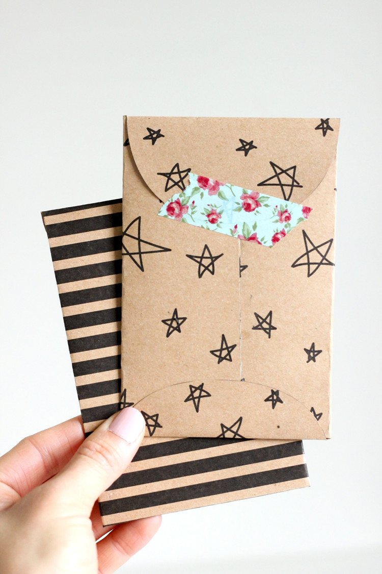 Gift Card Envelopes Templates Kraft Paper Gift Card Envelope – Free Printable