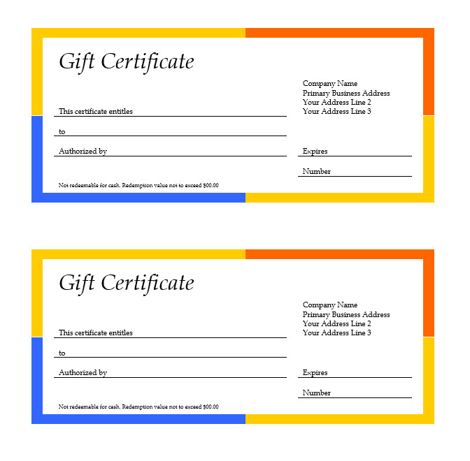 Gift Certificate Template Google Docs Google Docs Gift Certificate Template