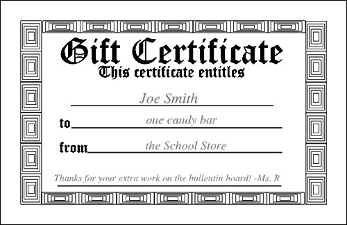Gift Certificate Template Pages Certificates &amp; Memories Free Custom Pdfs