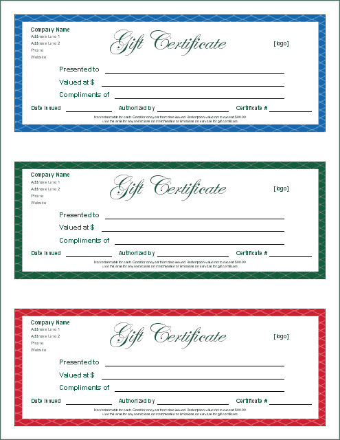 Gift Certificate Template Pages Free Gift Certificate Template and Tracking Log