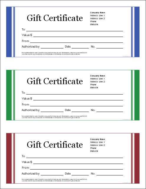 Gift Certificate Template Word Free Gift Certificate Template and Tracking Log