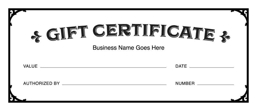 Gift Certificate Templates Free Gift Certificate Templates Download Free Gift