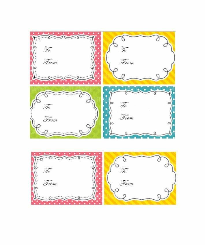 Gift Tag Template Word 44 Free Printable Gift Tag Templates Template Lab