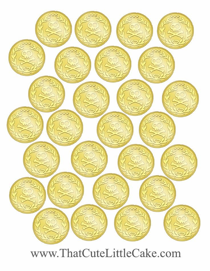 Gold Coin Template Printable 145 Best Images About Jake & the Neverland Pirates theme